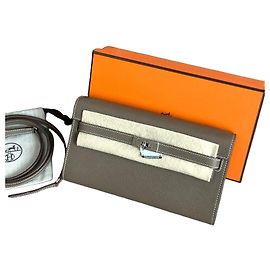 Hermès Kelly To Go Gris Elephant Cuir Epsom