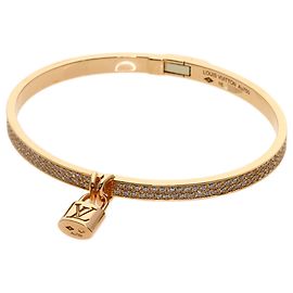 Pulseira com pingentes Louis Vuitton em ouro rosa 18K