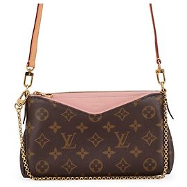 Bolsa de Ombro Clutch Louis Vuitton Monogram Pallas