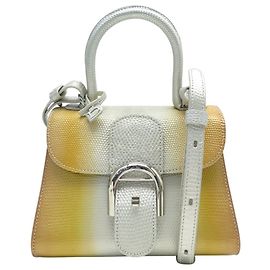 NUOVA BORSA A MANO DELVAUX BRILLANT MINI SUNLIGHT IN LUCERNAIOLO CON TRACOLLA