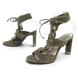 Christian Dior NUOVE SCARPE DIOR SPICE KCE953CSUS08H 39.5 SANDALI CON TACCO IN Camoscio