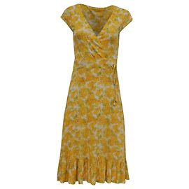 Abito midi estivo Diane von Furstenberg in seta multicolore