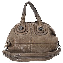 Sac Nightingale Medium Givenchy en cuir d'agneau marron