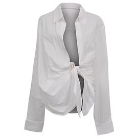 Camisa Bahia Jacquemus em algodão branco