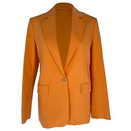 Blazer monopetto Maje in cotone arancione