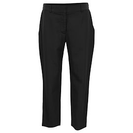 Stella Mc Cartney Pantaloni a gamba dritta Stella Mcartney in lana nera