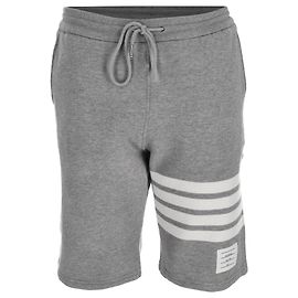  Thom Browne 4-Bar Classic Sweatshorts in Grey Cotton