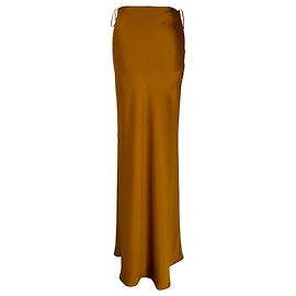 Autre Marque Galvan London Maxi-Rock aus braunem Triacetat