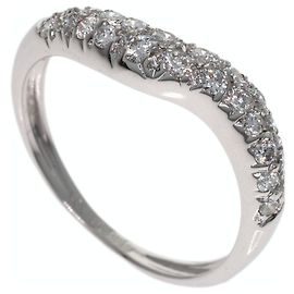 Anel Pavé de Diamantes Van Cleef & Arpels em Ouro Branco 18K