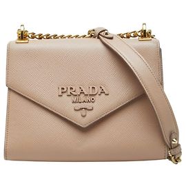 Prada Logo Chain Shoulder Bag