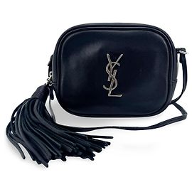 Autre Marque Saint Laurent Classic Monogram Blogger Leather Small