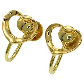 Autre Marque Orecchini a clip Open Heart in oro giallo 18K Tiffany & Co.
