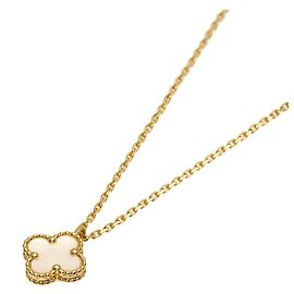 Van Cleef & Arpels Sweet Alhambra Halskette aus Perlmutt