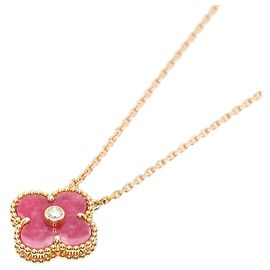 Van Cleef & Arpels Vintage Alhambra Rose Night Diamantenhalskette