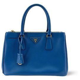 Prada Double Zip Lux Saffiano Leather Medium
