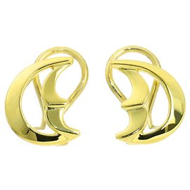 Autre Marque Tiffany & Co. Crescent Moon Clip-Ohrringe
