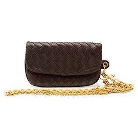 Portafoglio con catena Intrecciato Bottega Veneta