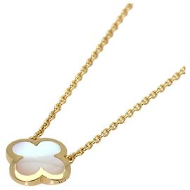 Van Cleef & Arpels Pure Alhambra Halskette aus Perlmutt