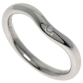 Autre Marque Anello fede Tiffany & Co. in platino 950 con diamante
