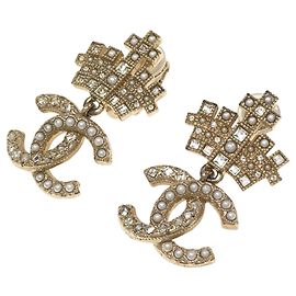 Pendientes de clip Chanel Coco Mark