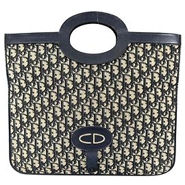 Borsa Christian Dior in tela bianca