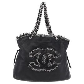 Chanel Funny Tweed Bon Bon Lambskin Large