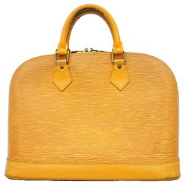 Louis Vuitton Alma Epi Handbag M52149 Jaune