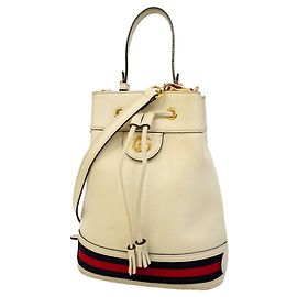 Bolsa de mão em couro Gucci Ophidia
