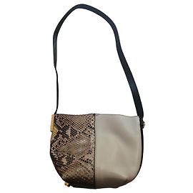 Sac bandoulière Givenchy bicolore cuir et python
