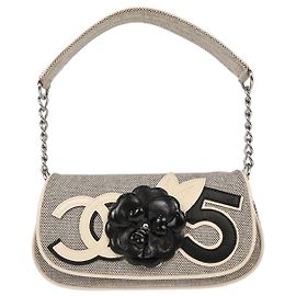 Chanel Camellia No.5 Flap Canvas