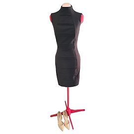 Autre Marque Vestido sin mangas con cremallera Tér de Caractère Black