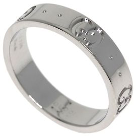 Anillo Gucci Icon #9 en oro blanco de 18K