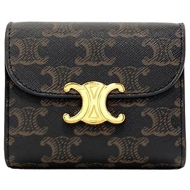 Céline Celine Small Flap Wallet Triomphe