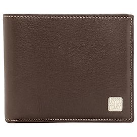Portafoglio bi-fold in pelle con logo Cartier da uomo