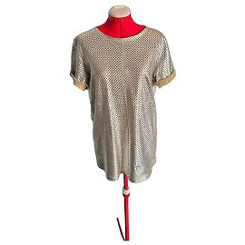 Diesel Black Gold Perforiertes Metallic-Top