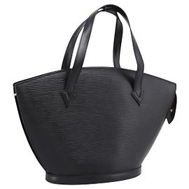 LOUIS VUITTON Epi Saint Jacques Shopping Bag Schwarz M52272 LV Auth ep16273
