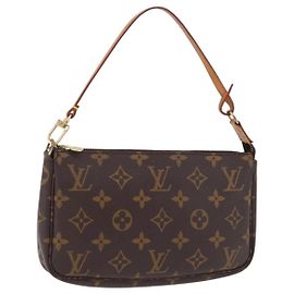 LOUIS VUITTON Monogram Pochette Accessoires Pouch M51980 LV Auth ka6368