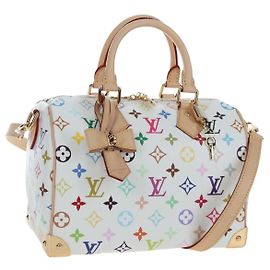 LOUIS VUITTON Monogram Multicolor Speedy Bandouliere 25 M45948 Auth 202510SM