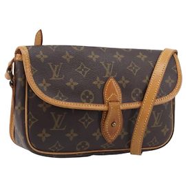 LOUIS VUITTON Monogram Gibeciere PM Shoulder Bag M42248 LV Auth ep16092A