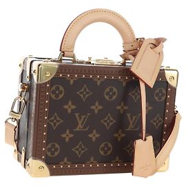 LOUIS VUITTON Monogram Petite Vallees Hand Bag 2way M20468 LV Auth 203861SM