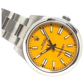 ROLEX Oyster PERPETUAL 41 yellow 124300 Mens