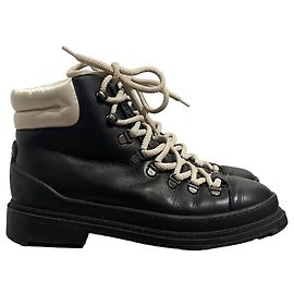 Chanel Stiefeletten schwarz T.40