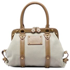 Sac à main Louis Vuitton Toile Trianon Sac de Nuit GM Beige