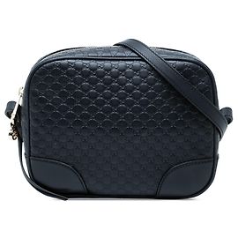 Gucci Bree Microguccissima Crossbody Blau