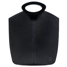Louis Vuitton Epi Demi Lune Handtasche Schwarz