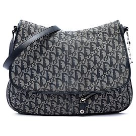 Autre Marque Diorissimo Trotter Canvas Messenger Bag in Blau von Dior