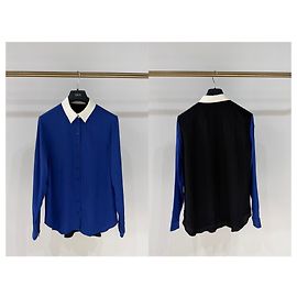 Autre Marque Top Dior in seta multicolore color-block