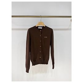 Maglia Miu Miu in cashmere marrone taglia 36