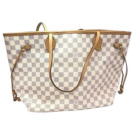 Saco Tote Louis Vuitton Damier Azur Neverfull MM