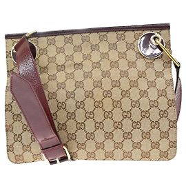 Borsa a tracolla Gucci in canvas